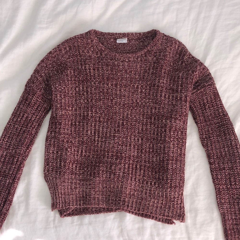 Warm sweater.